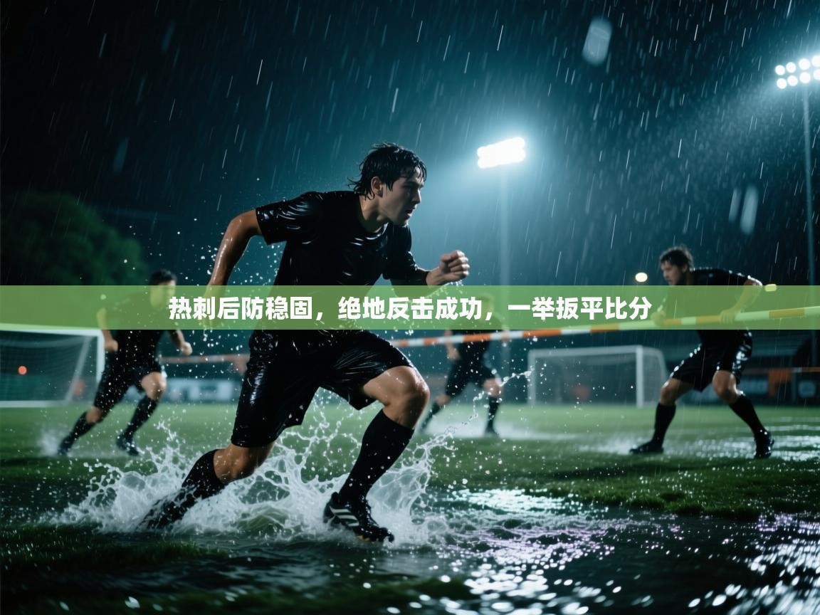 热刺后防稳固，绝地反击成功，一举扳平比分